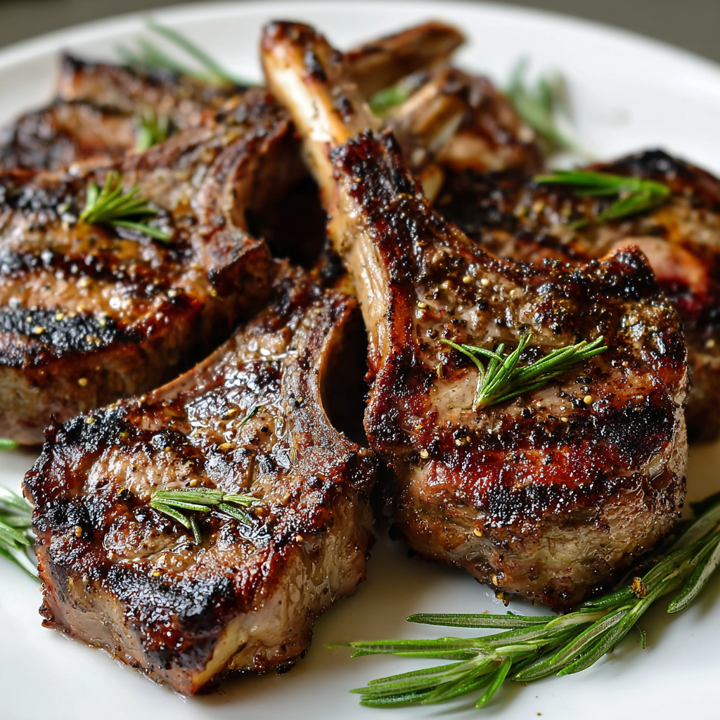 Grilled Rosemary Lamb Chops: A Mediterranean Grilling Masterpiece