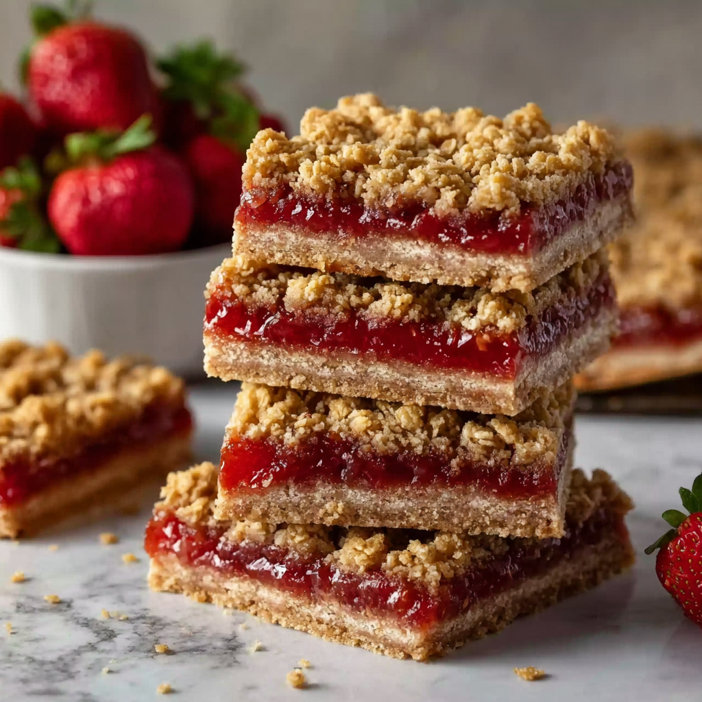 Strawberry Oatmeal Crumble Bars: The Perfect Sweet