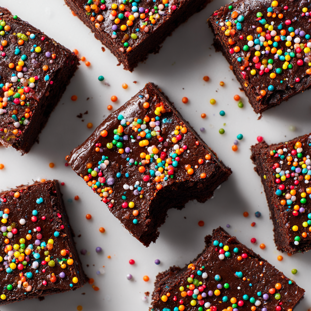 No-Bake Vegan Cosmic Brownies