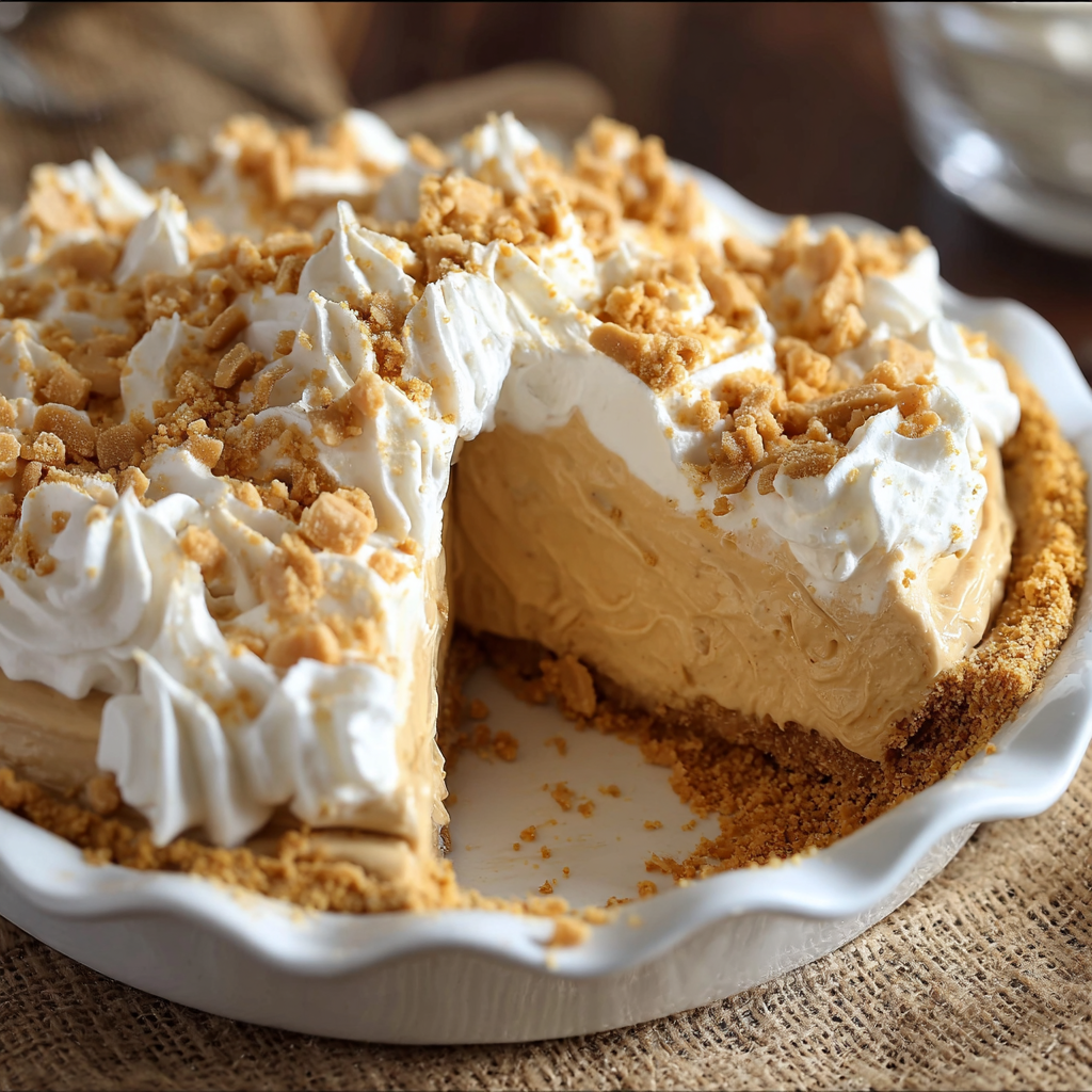 Amish Peanut Butter Cream Pie