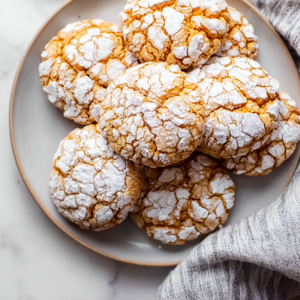 Pumpkin Crinkle Cookies