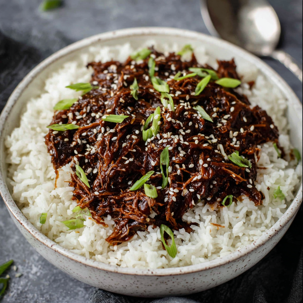 Slow Cooker Korean BBQ Beef