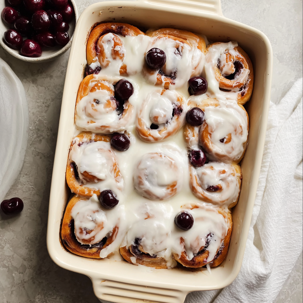 Cherry Cinnamon Rolls