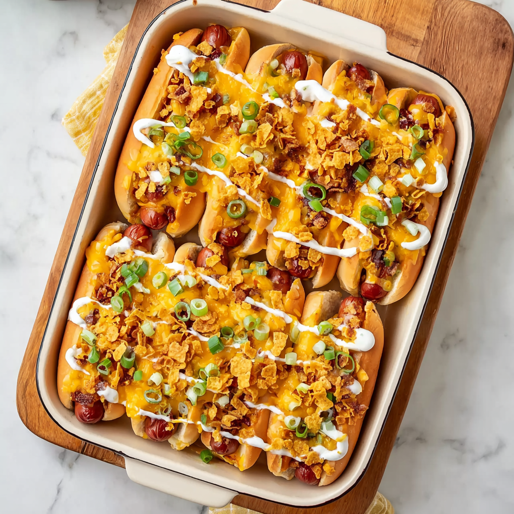 Baked Chili Dogs