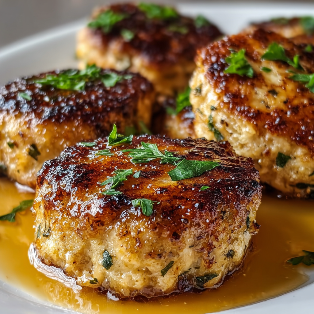 Garlic Parmesan Chicken Meatloaf