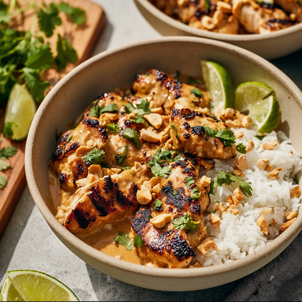 Irresistible Thai Peanut Chicken