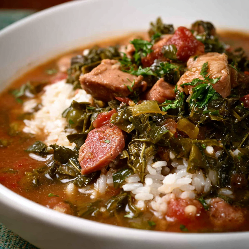 Malagasy Romazava (Meat Stew with Greens)