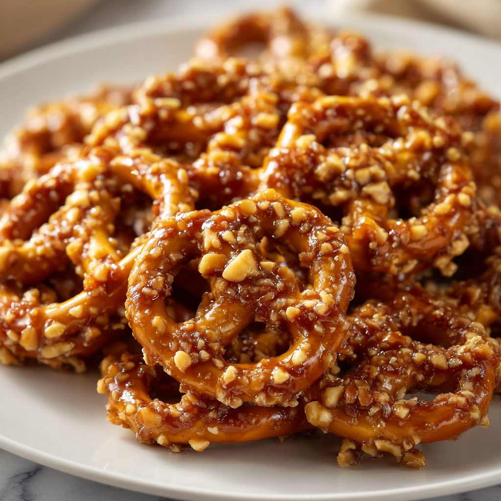 Butter Toffee Pretzels