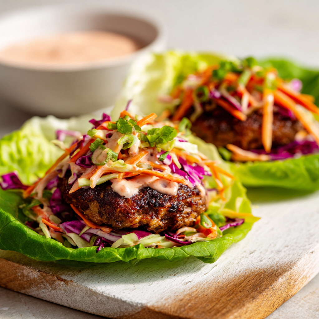 Paleo Thai Turkey Burgers