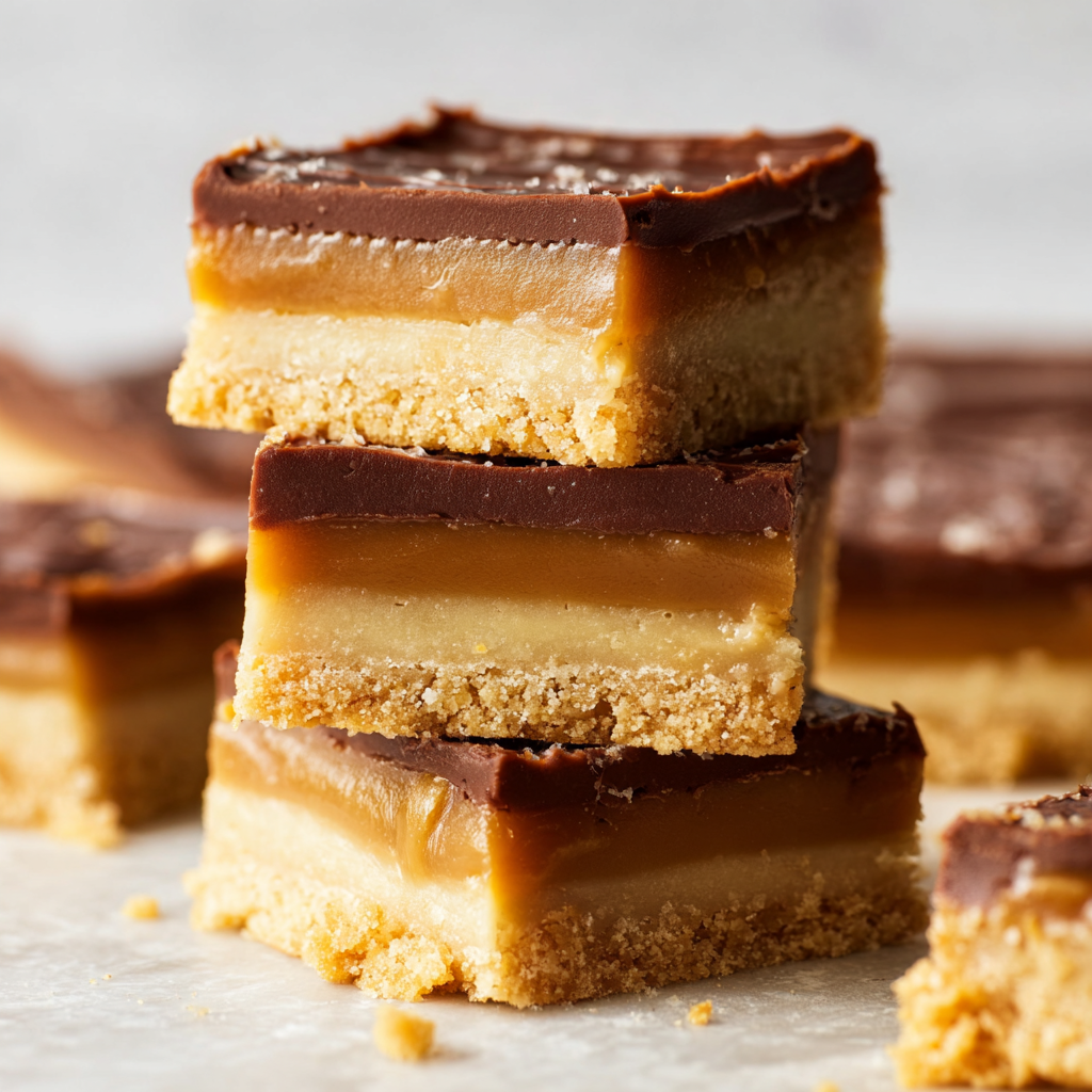 Biscoff Millionaires Shortbread