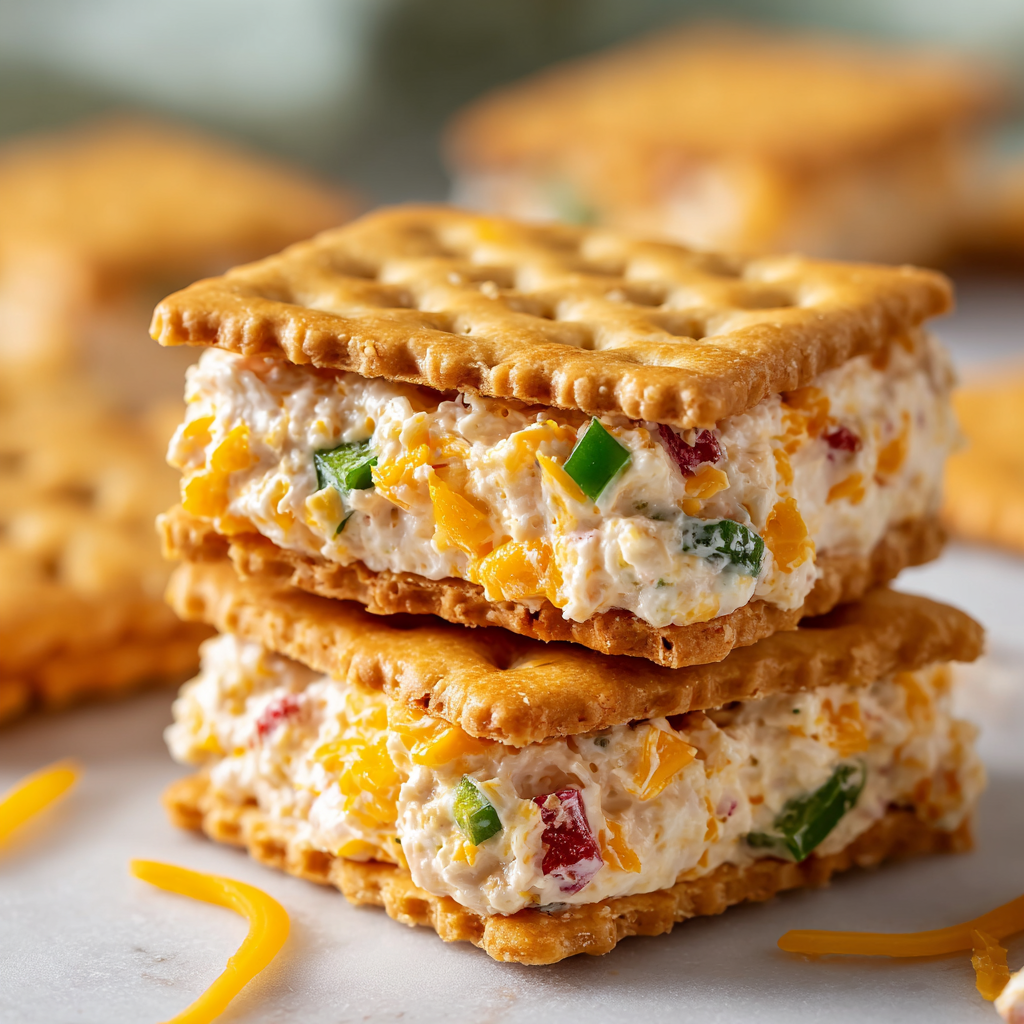 Ritz Cracker Party Sandwiches