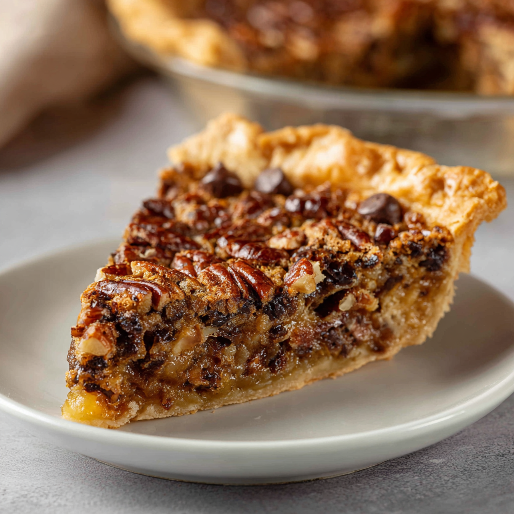 Toffee Chocolate Pecan Pie