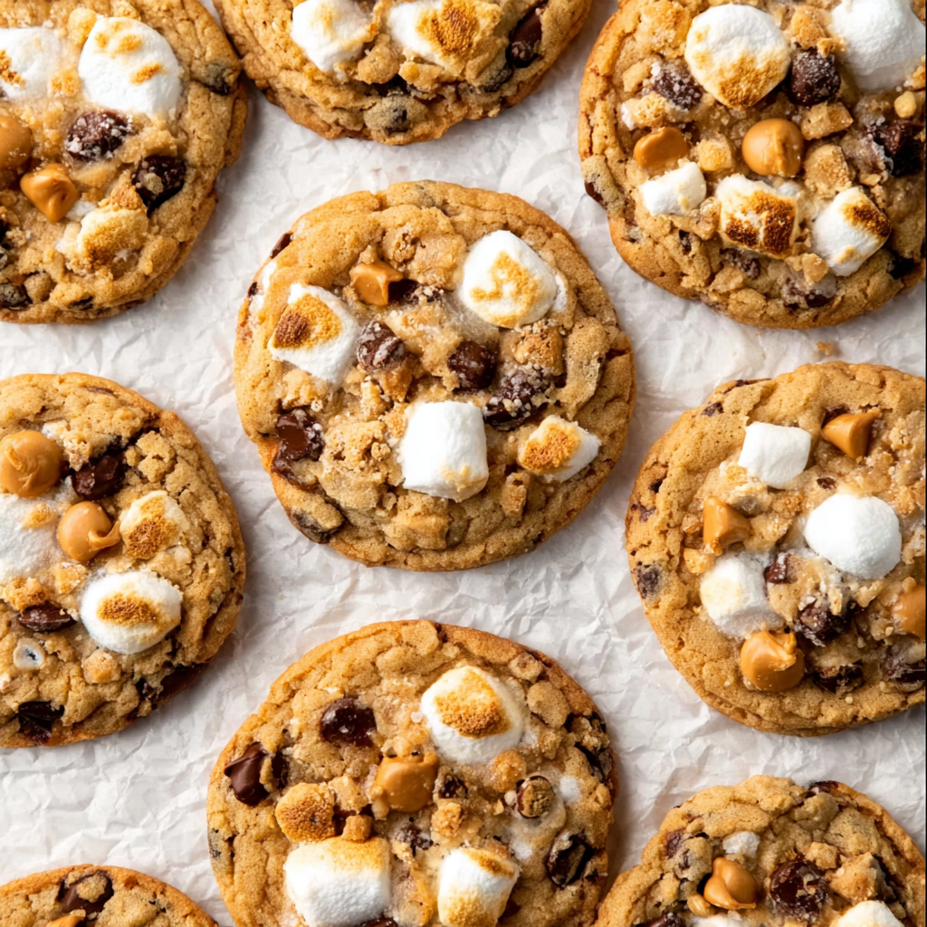 Peanut Butter Marshmallow Cookies