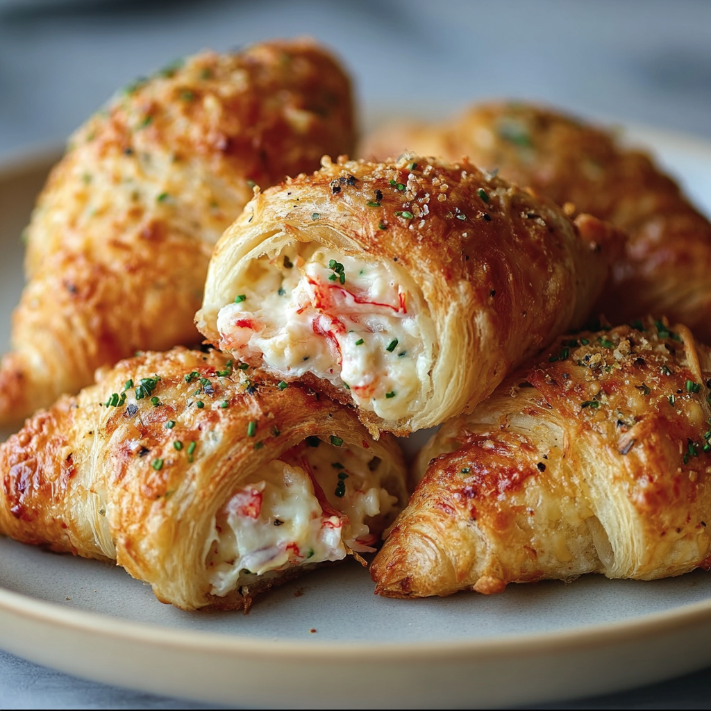 Crab & Cheese-Filled Crescent Rolls