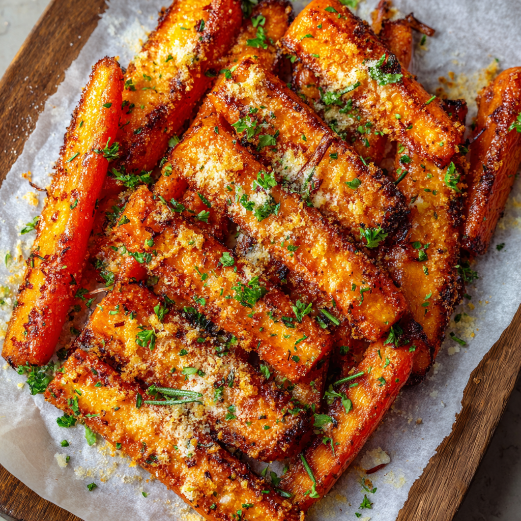 Crispy Parmesan Carrots