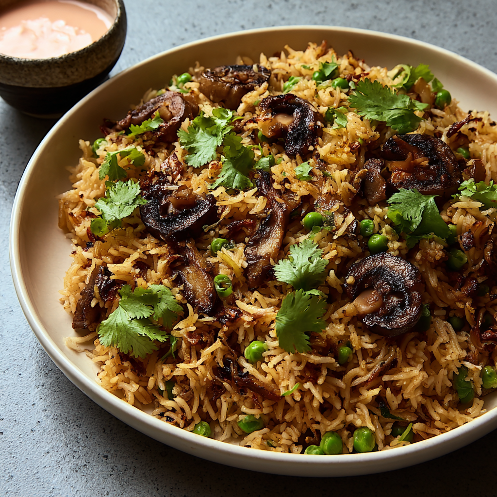 Mushroom Biryani