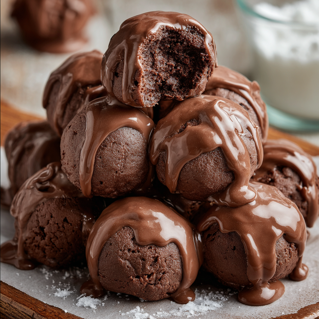 No-Bake Cottage Cheese Brownie Batter Protein Bites