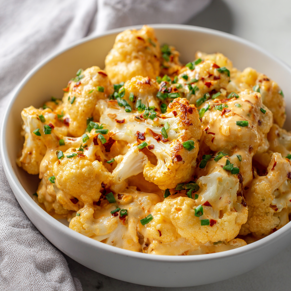 Creamy Cauliflower “Mac” & Cheese