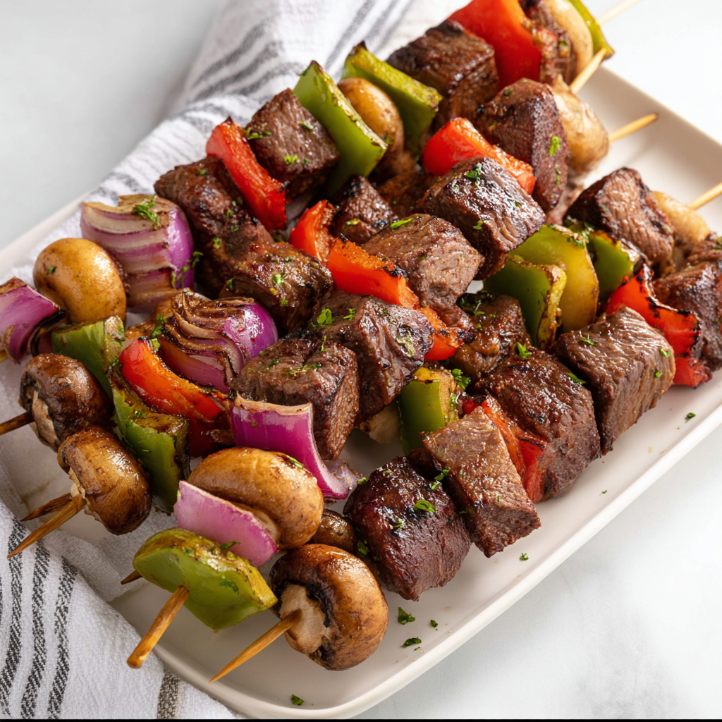 Steak & Vegetable Kababs