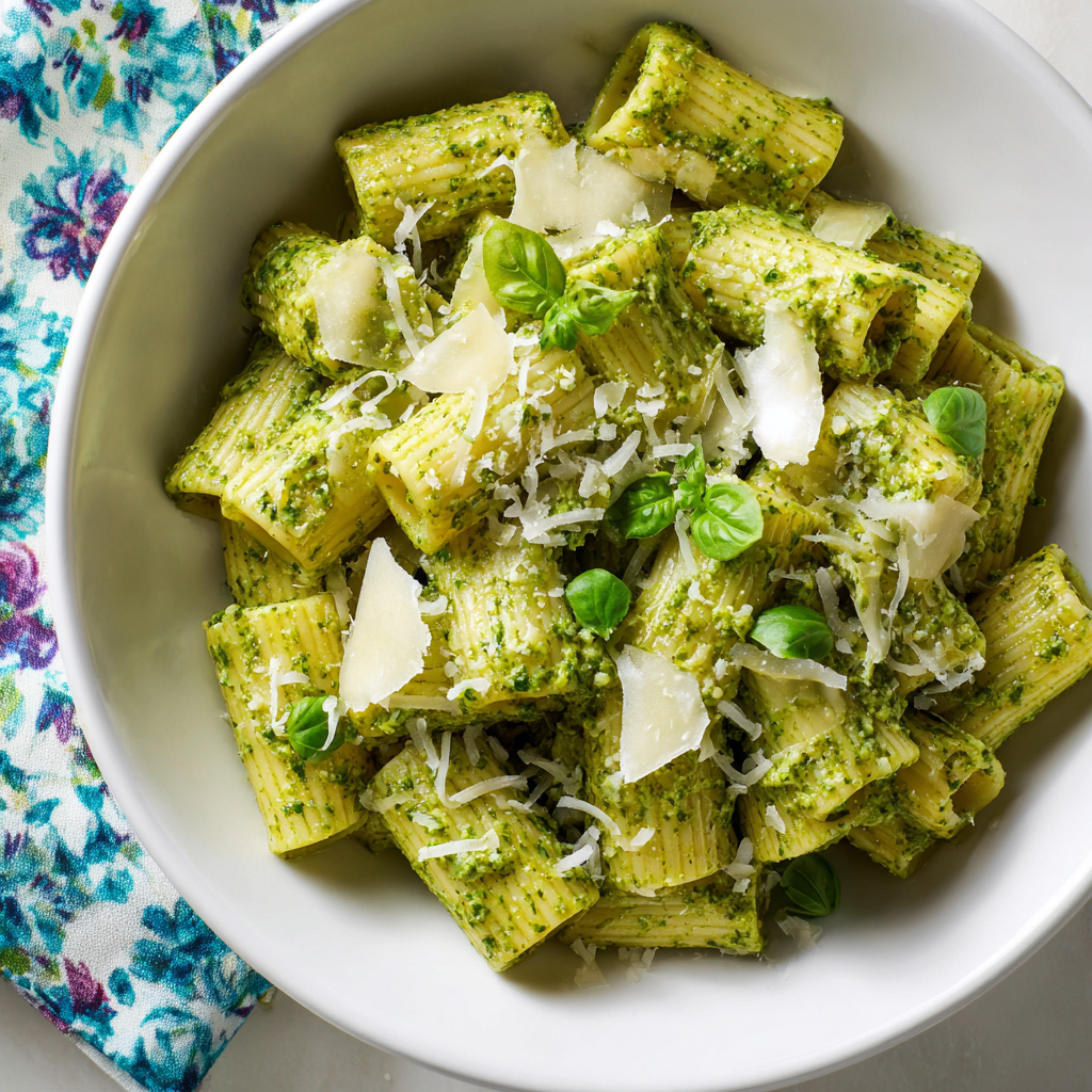 Creamy Pesto Ricotta Pasta