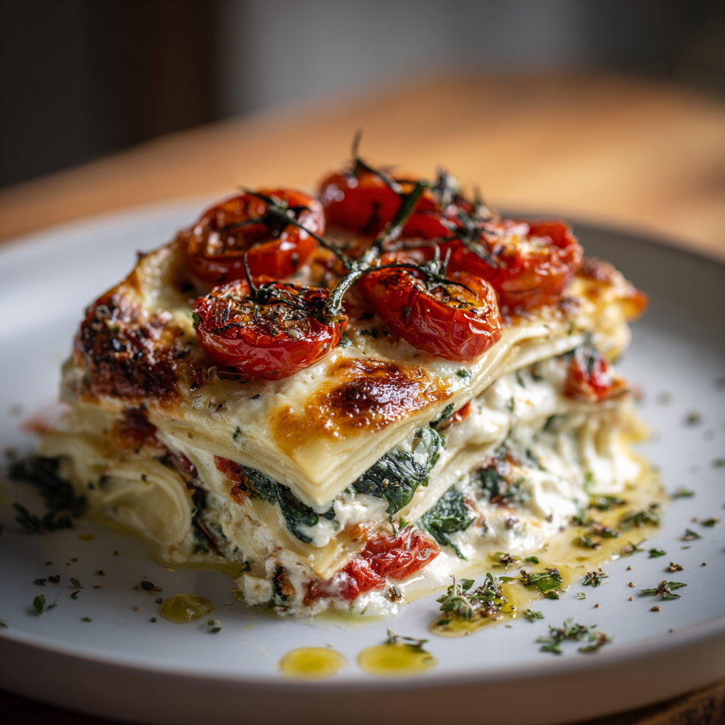 Loaded Veggie White Lasagna