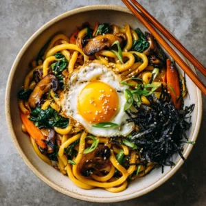 Japanese Miso Butter Udon Fusion