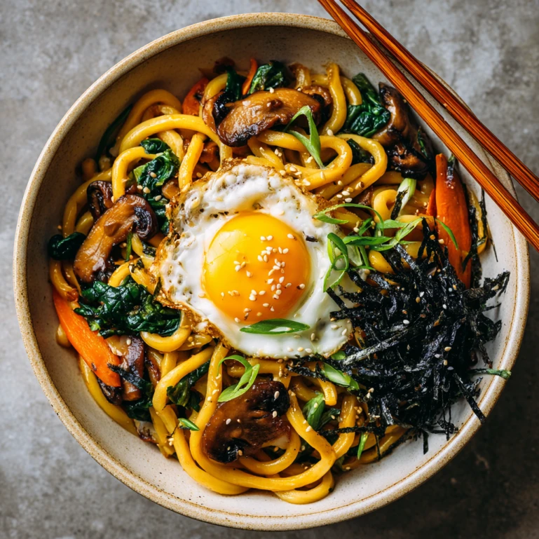Japanese Miso Butter Udon Fusion