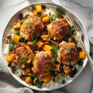 Harvest Chicken and Rice Skillet