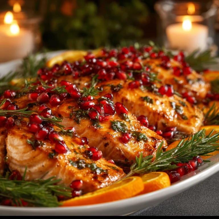 Christmas Salmon Festive Twist
