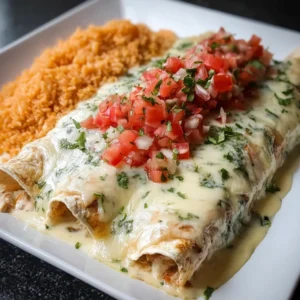 Queso Chicken Enchiladas