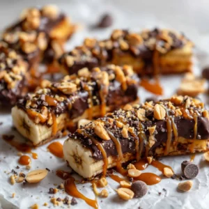 Frozen Banana Snickers