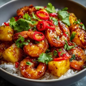 Sweet Chili Pineapple Shrimp Recipe: A Tropical Delight!