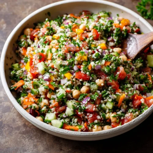 Lemon Herb Quinoa with Chickpeas
