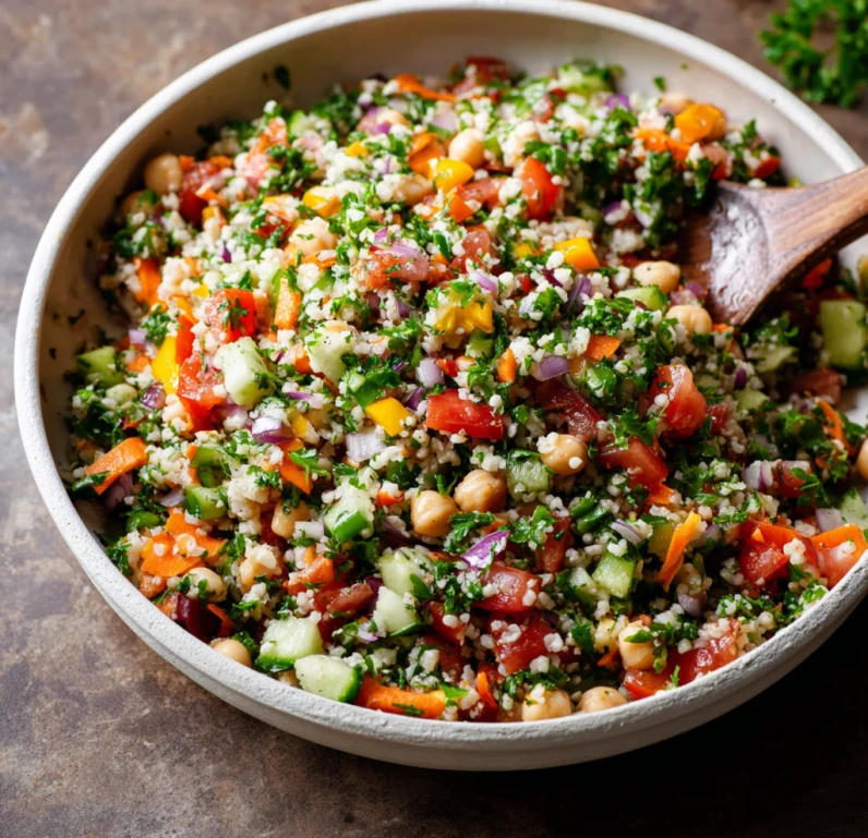 Lemon Herb Quinoa with Chickpeas