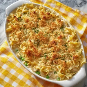 Super Easy Chicken Noodle Casserole Recipe