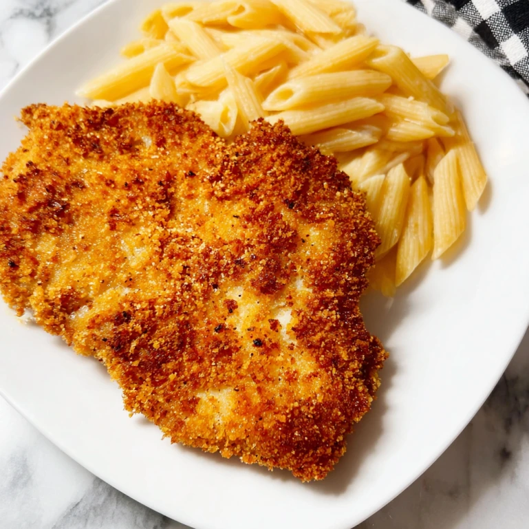 Schnitzel With Noodles
