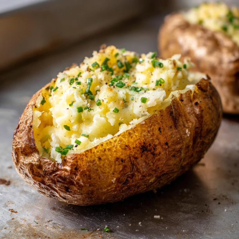 Oven-Baked Sour Cream & Chive Potatoes