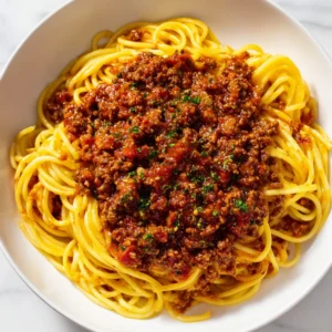 Spaghetti and Meat Sauce