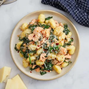 Creamy Salmon Gnocchi