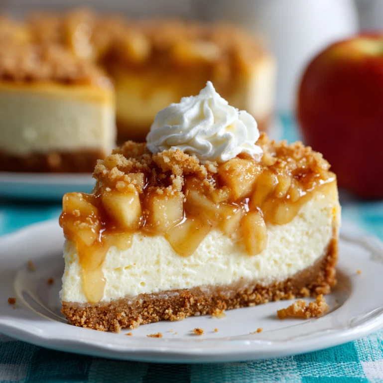 Brown Butter Apple Cheesecake