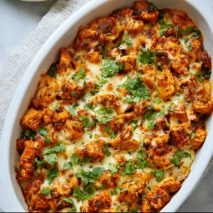 Chicken and Rice Queso Casserole