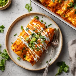 Buffalo Chicken Enchiladas Recipe