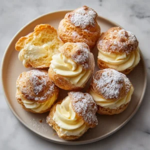 Eggnog Cream Puffs Recipe