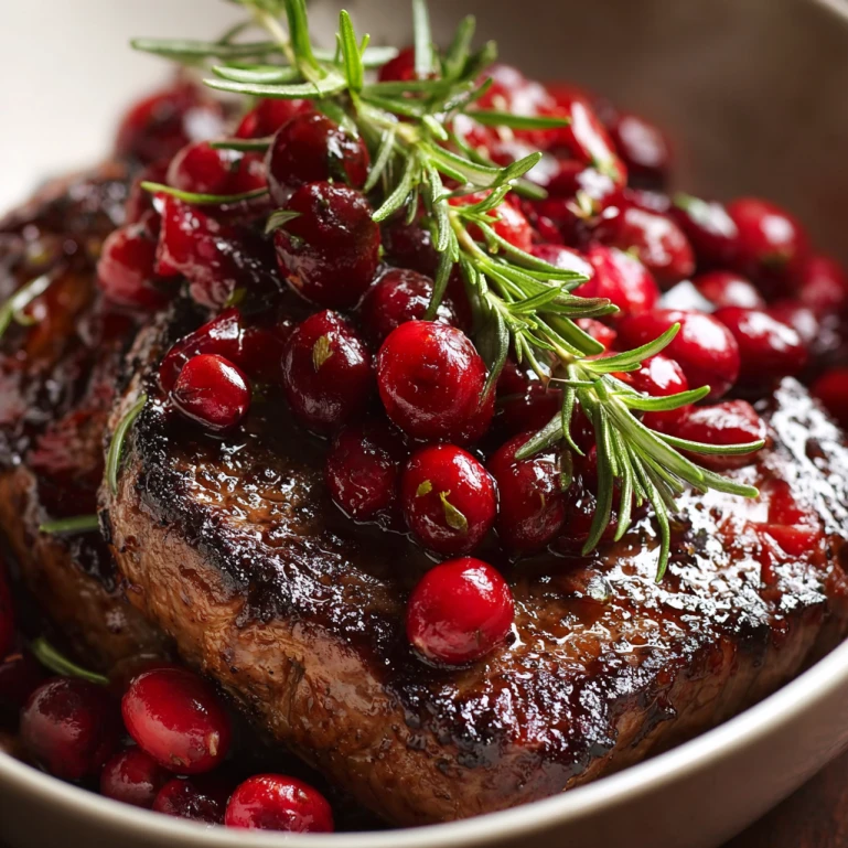 Cranberry Roast Beef Dish