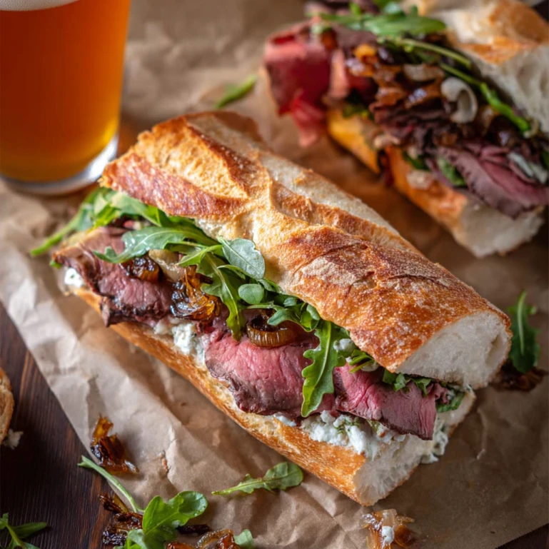Prime Rib Steak Sandwiches