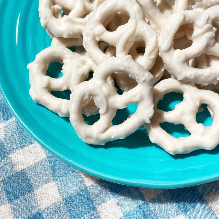 White Chocolate Covered Pretzels