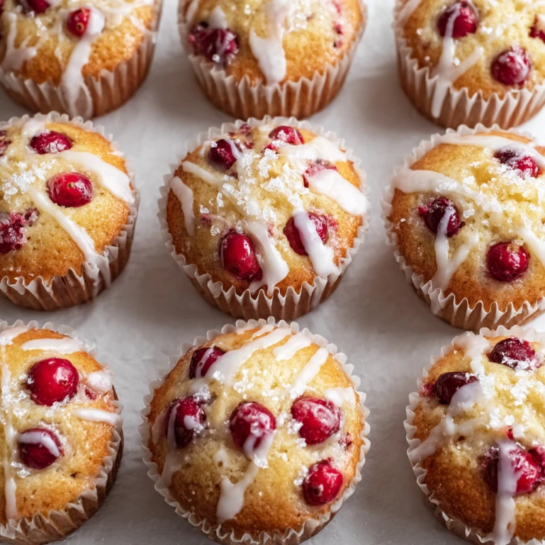Christmas Cranberry Orange Muffins