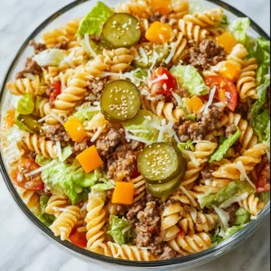 Big Mac Pasta Salad