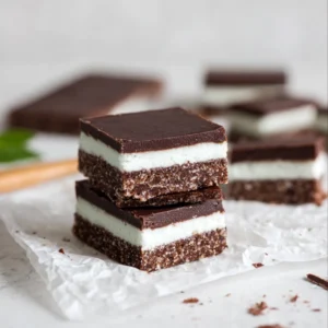 No-Bake Peppermint Slice