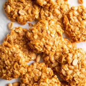 Easy No Bake Peanut Butter Cookies